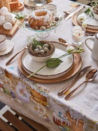 Скатерть Этель «Пасхальные куличи» 220×147 см, 100% хлопок, саржа 190 г/м² - Фото 4