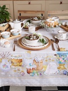 Скатерть Этель «Пасхальные куличи» 220×147 см, 100% хлопок, саржа 190 г/м² - Фото 5