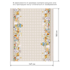 Скатерть «Этель. Пасхальные куличи» 180×147 см, 100% хлопок, саржа 190 г/м² - Фото 8