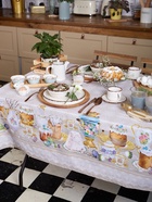 Скатерть «Этель. Пасхальные куличи» 180×147 см, 100% хлопок, саржа 190 г/м² - Фото 2