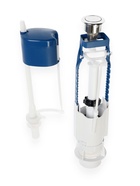 Арматура для смывных бачков "УКЛАД" - 2, с нижней подводкой 1/2", однокнопочная, хром - Фото 1