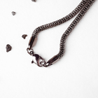 Кулон "Безумие" круги, цвет серый, L=70 - фото 25671832