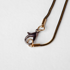 Кулон «Безумие» прямоугольник, цвет золото, цепочка чёрно-золотая, 70см - Фото 2