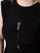 Кулон «Оклахома» узел, цвет серый в золоте, 85,5 см - фото 38916640