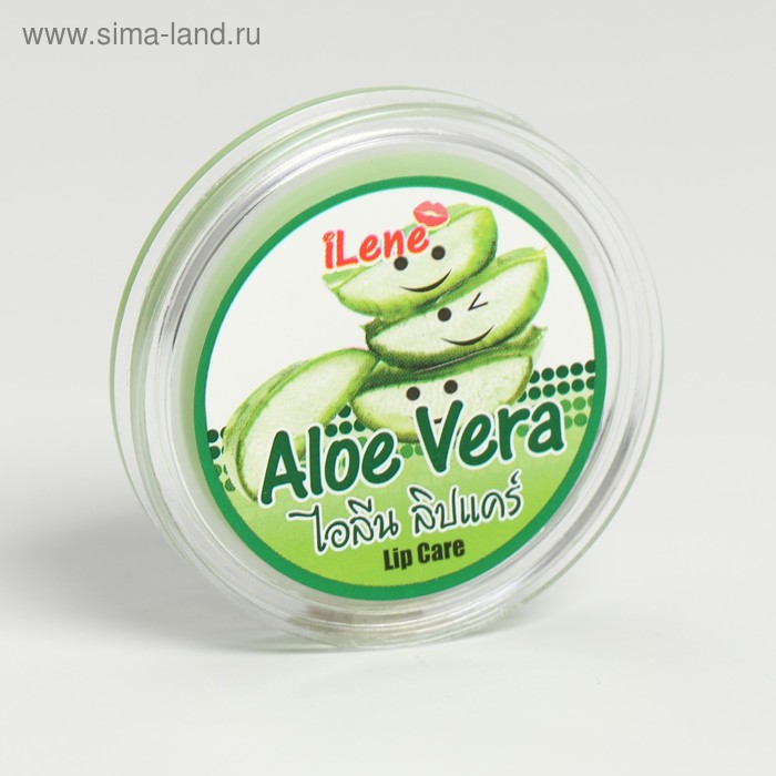 Бальзам увлажняющий iLene lip care Aloe Vera для губ с алоэ вера, 10 г - Фото 1