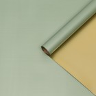 Пленка для цветов «Пленка с золотом», серо-зелёная, 0.57×5 м ±5% см - Фото 6
