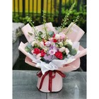 Пленка для цветов и букетов «Ярко матовая», светло-розовый, 57±1 см × 5 м, 65 мкм - Фото 5