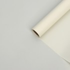Бумага тишью с ламинацией, цвет светло-желтый, 58 см х 5 м 75 микрон - фото 8945658