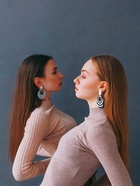 Серьги пластик "Вивьен" спираль-овал, цвет чёрно-белый - фото 809213907