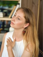 Серьги пластик «Ягодка», черешня, бордовые в золоте - Фото 4