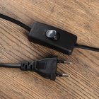 Лампа настольная керамика "Вильнюс" серая с серебром Е14 40Вт 33х20х20 см RISALUX - фото 38916667