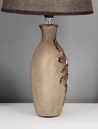 Лампа настольная керамика "Цветы-лиана" бронза, стразы Е14 40 Вт 38×20×20 см - Фото 5