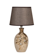 Лампа настольная керамика "Цветы-лиана" бронза, стразы Е14 40 Вт 38×20×20 см - Фото 8