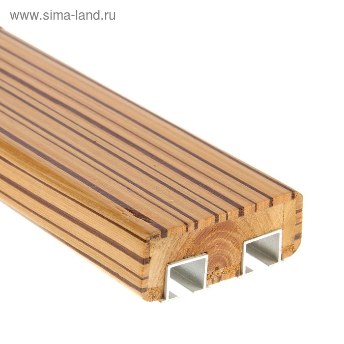 Профиль «Президент», длина 320 см, цвет зербано жёлтое - Фото 1