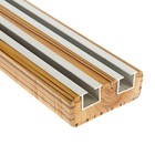 Профиль «Президент», длина 320 см, цвет зербано жёлтое  (артикул 4228500)  большой выбор товаров оптом и в розницу по низким ценам с доставкой