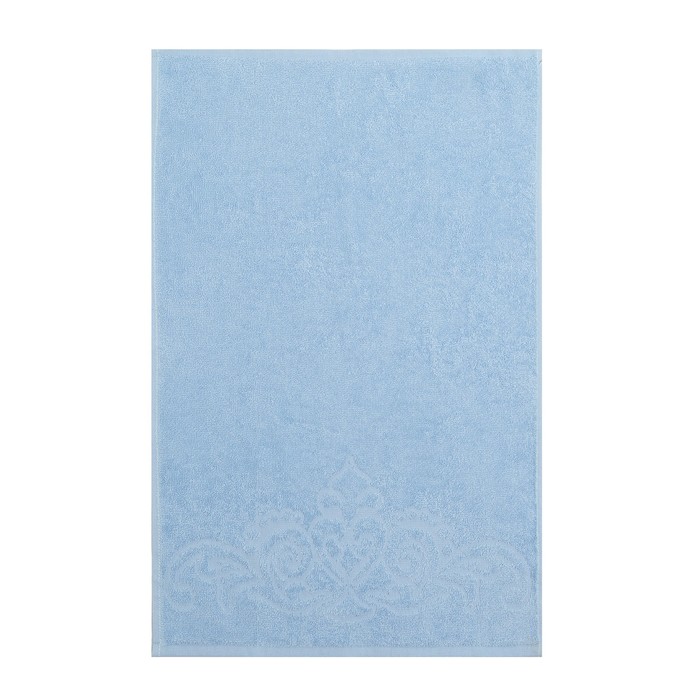 Полотенце махровое «Romance» цвет голубой, 70х130, 320 гр. - Фото 1