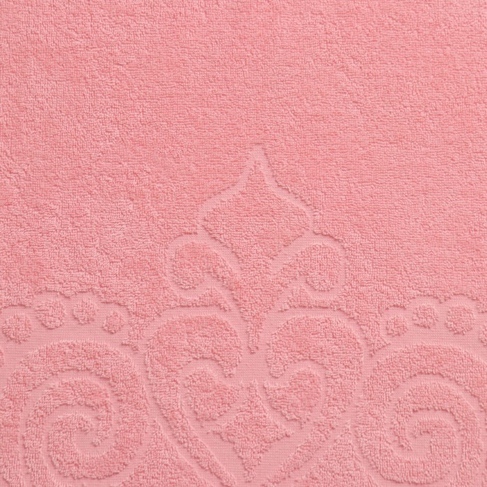 Полотенце махровое Romance ПЛ-1201-04353, 100х150см, цв. 12-1708 розовый, 320гр/м, хл 100% - фото 1899754745