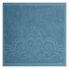 Полотенце махровое «Romance» цвет голубой, 100х150, 320 гр. - Фото 6