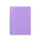 Тетрадь на спирали ErichKrause. Pastel А5, 80 листов, в клетку, пластиковая обложка, блок офсет, белизна 100%, МИКС - Фото 4