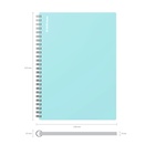 Тетрадь на спирали ErichKrause. Pastel А5, 80 листов, в клетку, пластиковая обложка, блок офсет, белизна 100%, МИКС - Фото 9