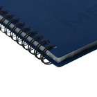 Папка с 60 вкладышами А4, 600 мкм, ErichKrause Megapolis, спираль, синяя 4833542 - фото 16435597