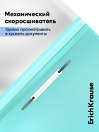 Папка-скоросшиватель А4, 180 мкм, ErichKrause Diagonal Pastel, с перфорацией, с тиснением «диагональ», микс - Фото 3