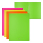 Папка с пружинным скоросшивателем А4, 600 мкм, корешок 17 мм, ErichKrause Matt Neon, микс - Фото 2