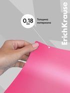 Папка-уголок А4, 160 мкм, ErichKrause Glossy Classic, прозрачная, микс - Фото 3