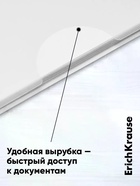 Папка-уголок А4, 160 мкм, ErichKrause Glossy Classic, прозрачная, микс - Фото 3