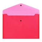 Папка-конверт на кнопке А4, 140 мкм, ErichKrause Fizzy Classic, полупрозрачная, МИКС - Фото 5