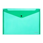 Папка-конверт на кнопке А4, 140 мкм, ErichKrause Fizzy Classic, полупрозрачная, МИКС - Фото 10