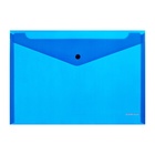 Папка-конверт на кнопке А4, 140 мкм, ErichKrause Fizzy Classic, полупрозрачная, МИКС - Фото 11