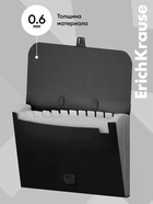 Папка-портфель А4 ErichKrause Matt Classic, 13 отделений, чёрная - Фото 3