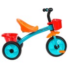 Велосипед трехколесный Micio Antic, цвет бирюзовый/оранжевый/красный - Фото 3