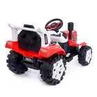 Электромобиль «Трактор», с прицепом, 2 мотора, цвет красный - фото 3850055