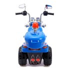 Электромобиль «Чоппер», детский, световые и звуковые эффекты, цвет синий - Фото 5