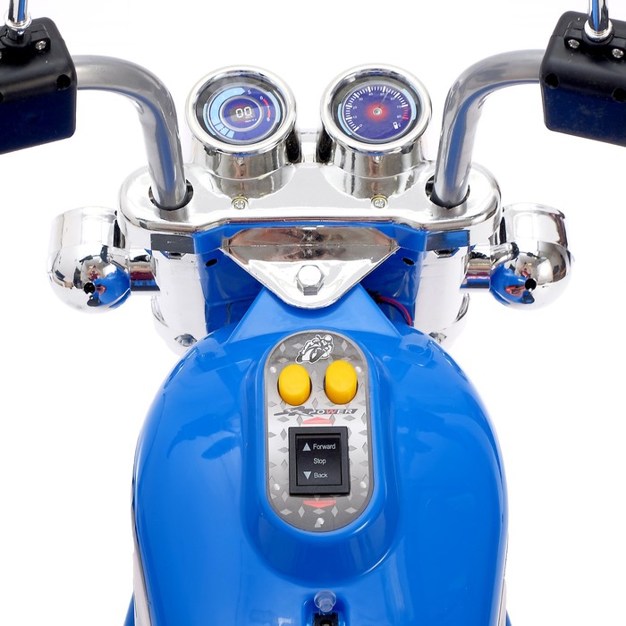Электромобиль «Чоппер», цвет синий - фото 1927537578