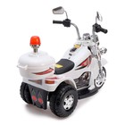 Электромобиль «Чоппер», детский, световые и звуковые эффекты, цвет белый - Фото 3