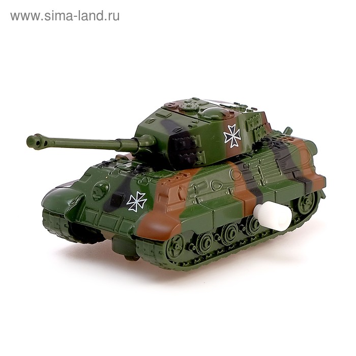 Заводная игрушка «Танк», цвета МИКС - Фото 1