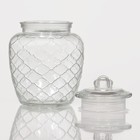 Банка стеклянная для сыпучих продуктов «Алла», 2 л, 16,5×20 см - Фото 2