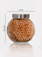 Банка для хранения «Твист», 1.6 л, 17.5×16.2 см, с металлической крышкой, стекло - Фото 2