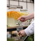 Диспенсер для напитков стеклянный «Йоркшир», 4 л, 25×15 см, рисунок и кран МИКС - Фото 9