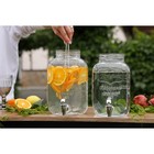 Диспенсер для напитков стеклянный «Йоркшир», 5 л, 24×18×27 см - Фото 6