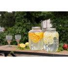 Диспенсер для напитков стеклянный «Йоркшир», 5 л, 24×18×27 см - Фото 7