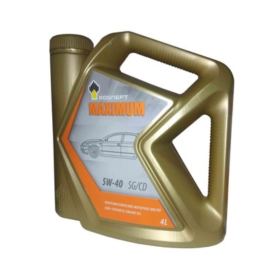 Масло РосНефть 5W-40 Maximum, SG/CD, п/синтетическое, 4 л