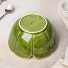 Салатник керамический «Дендрарий», d=14,5 см, цвет зелёный - фото 24332145