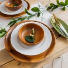 Блюдо керамическое сервировочное «Дендрарий», 20.5×8.5×1.5 см, зелёное - Фото 10