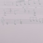 Пленка для цветов "Ноты", розовый, 58 см х 5 м - Фото 3