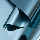 Пленка для декора и флористики, однотонная, голубая, глянцевая, без рисунка, рулон 1шт., 0,58 х 5 м - Фото 1