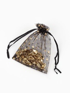 Мешочек подарочный «Звёздный дождь», 10×12, цвет чёрный с золотом 4621394